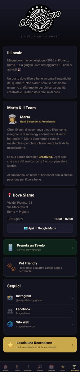 Magnebevo App — Chi Siamo