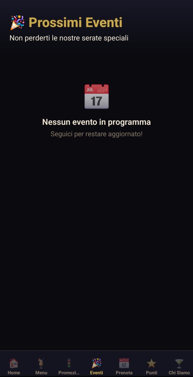 Magnebevo App — Eventi