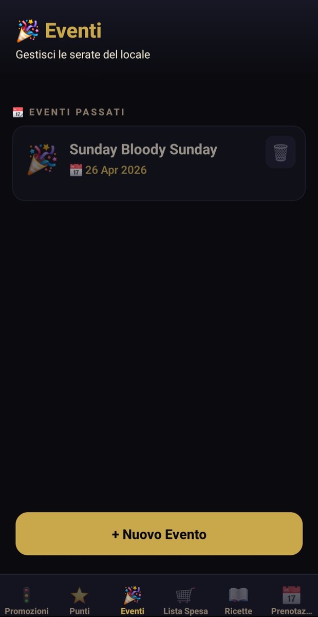 Magnebevo Staff — Eventi
