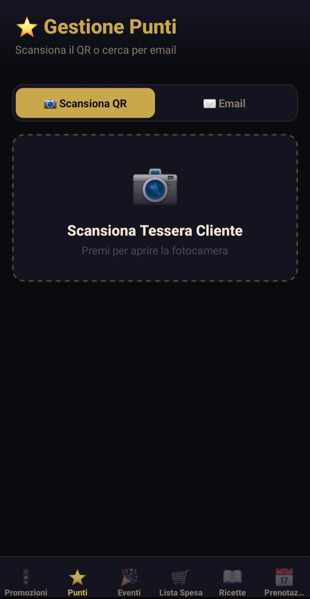 Magnebevo Staff — Gestione Punti