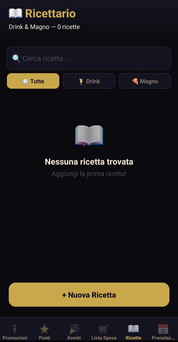 Magnebevo Staff — Ricettario